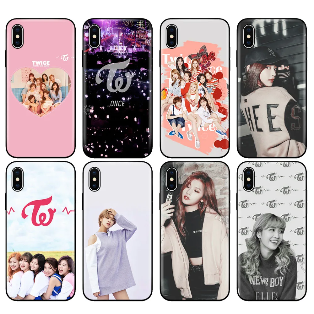 

Черный чехол из ТПУ для iphone 5 5s SE 2020 6 6s 7 8 plus X 10 XR XS 11 pro MAX, силиконовый чехол, двойной Kpop