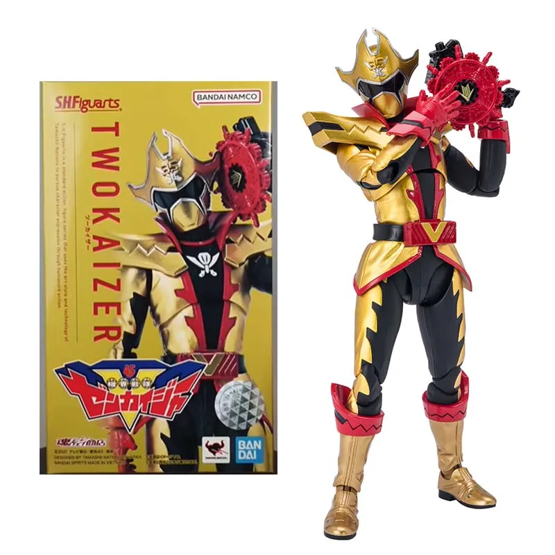 

Bandai Figure Kikai Sentai Zenkaiger Anime Figures S.H.Figuarts Spirit Twokaizer Collection Model Action Figure Toys For Boys