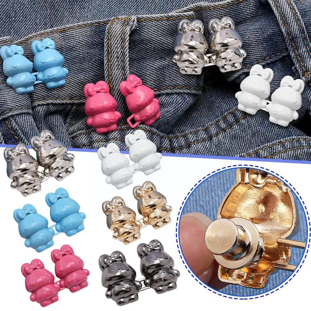 

Jeans T-shirt Waist Nails To Fix Clothes Artificial Adjustable Tight-Fitting Brooch Accessories Pin Belt Clasp Pearl T4F7