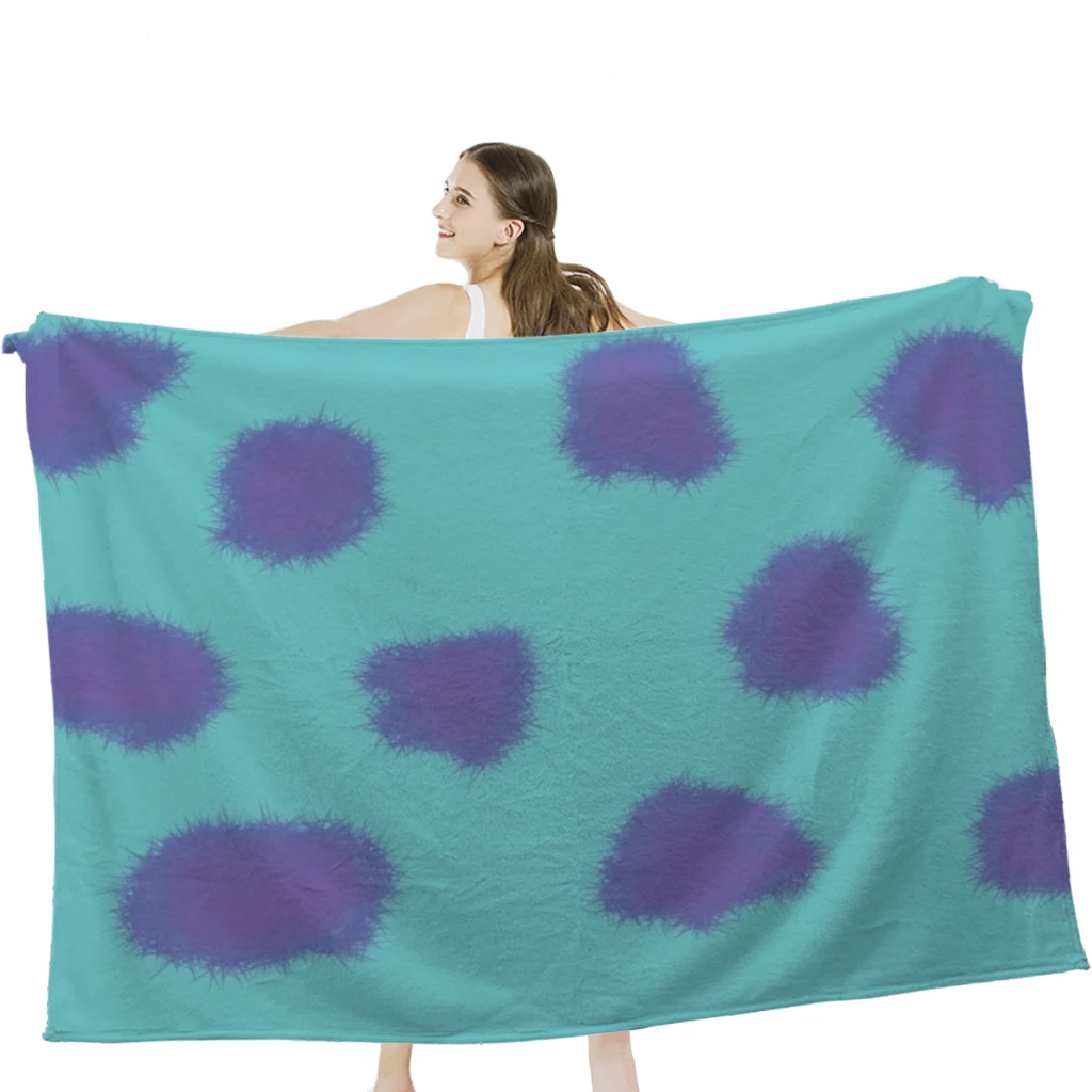 

Мягкое бархатное одеяло Sully Monster, постельное белье для путешествий