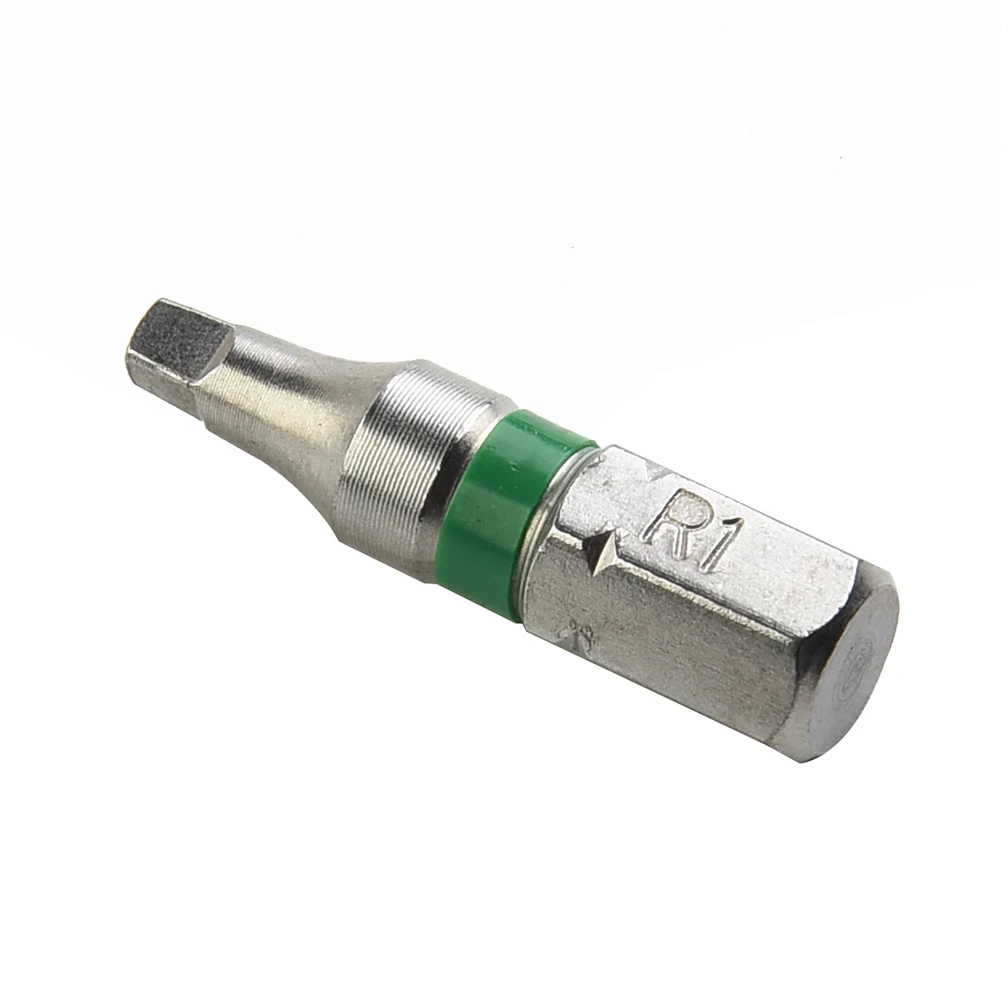 

4 Pcs SQ1 SQ2 25mm Screwdriver Bits Magnetic Square Head 6.35mm Hex Shank Spanner Screwdriver Bit For Power Tools