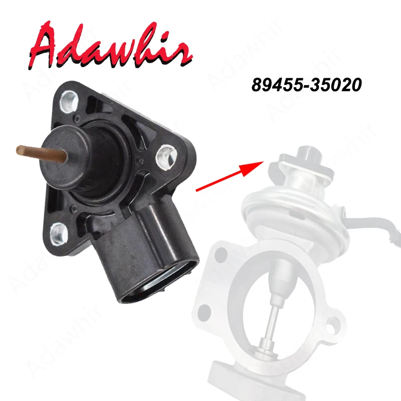 Фото 89455-35020 Датчик положения клапана EGR, 3-контактный, для Toyota Hilux, Hiace, Fortuner, Prado, Innova №2
