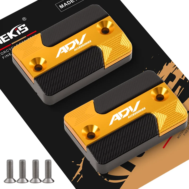 

Chekis подходит для Honda Adv150 Adv160 Adv350 Детали модификации, Крышка главного тормозного цилиндра, Металлическая крышка тормозной жидкости, Крышка бутылки масла, Крышка масляного стакана, Алюминиевый сплав