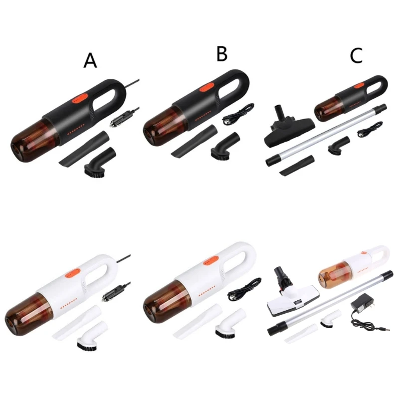 

Ручной пылесос с зарядкой от USB для чистки ковров, легкий портативный прибор для удаления мусора, сухой и влажной уборки автомобиля, для дома