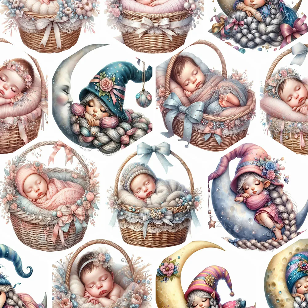 Набор для алмазной вышивки Луна с бантом