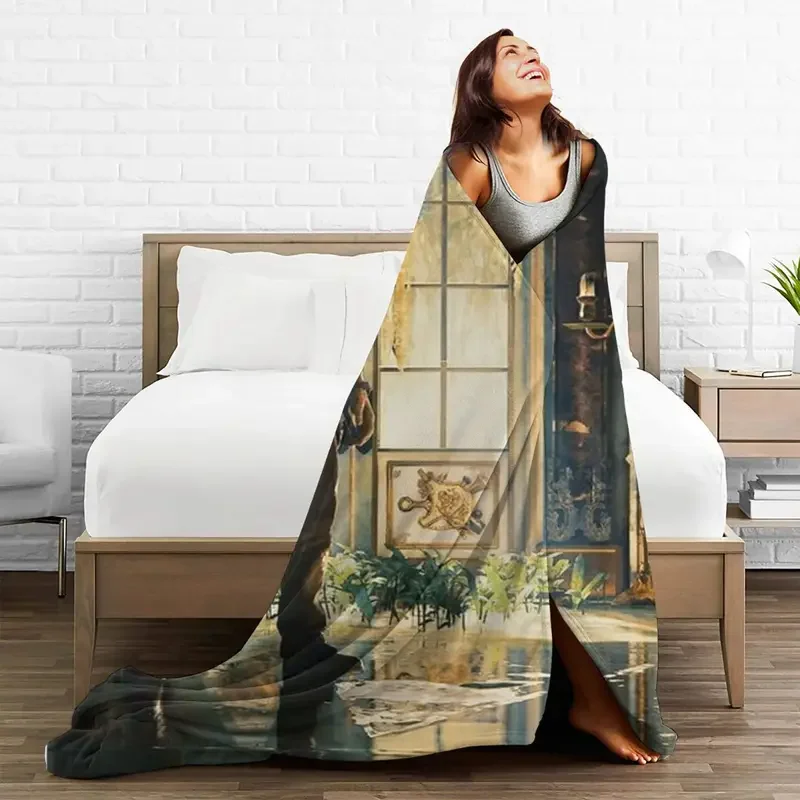 Неочаровательное шерстяное одеяло из фильма том Голландия Натан потрясающее для