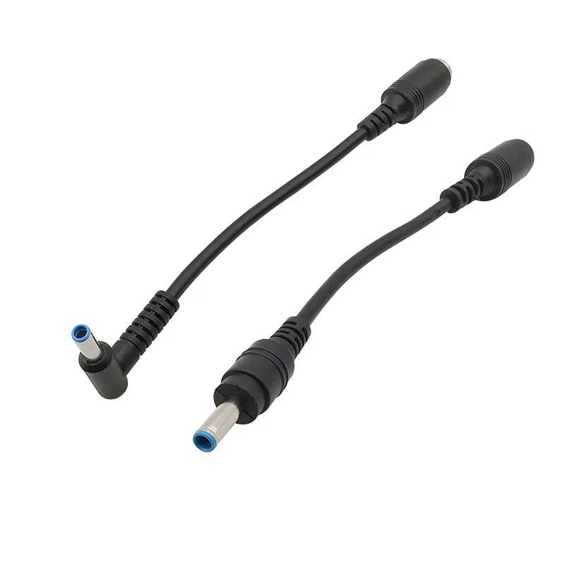 7.4x5.0mm Female To 4.5x3.0mm Male Tip Charger Wire Cable Connector Converter For Hp Notebook Laptop Charging