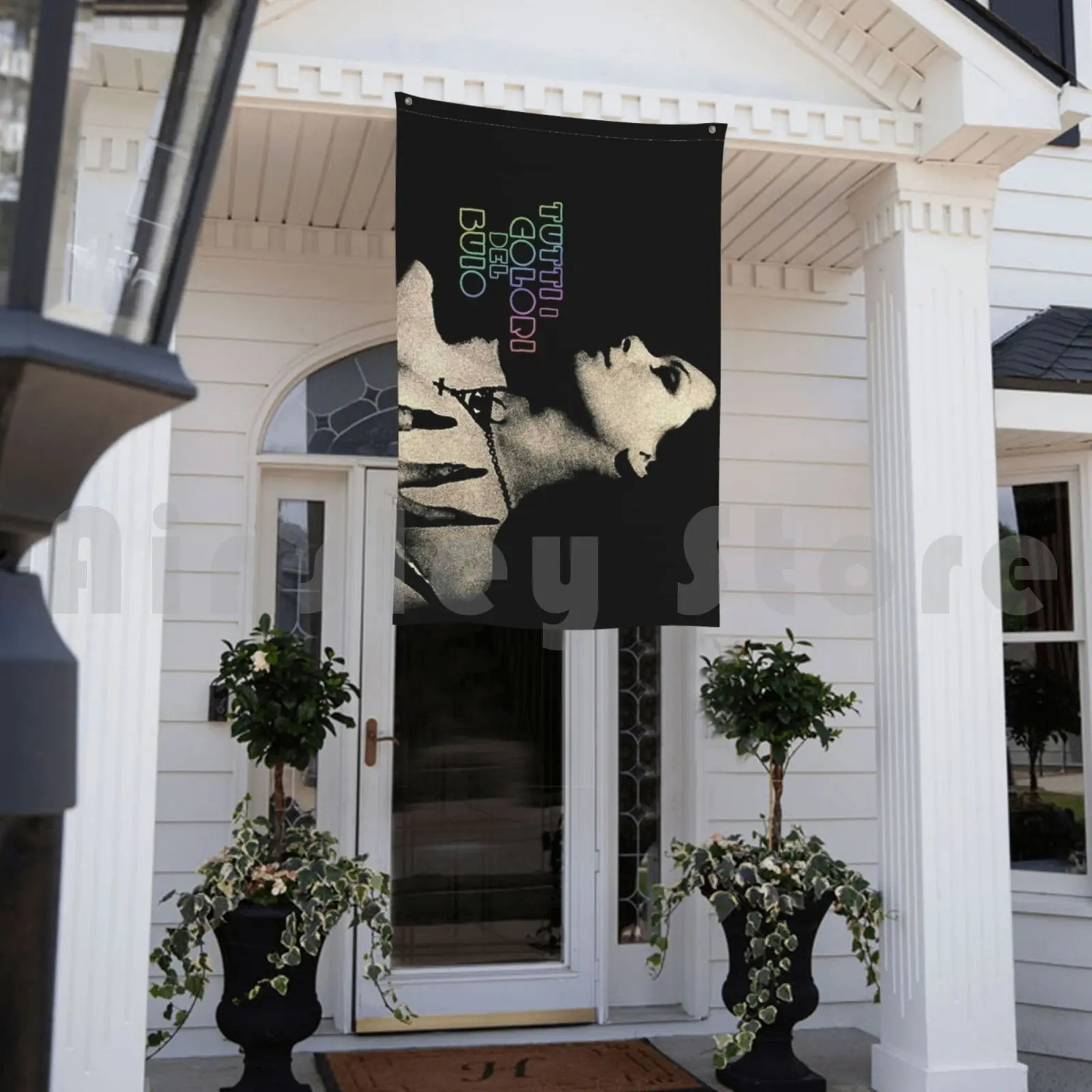 Флаг для автомобиля все цвета темного флага забавный Giallo итальянская пленка