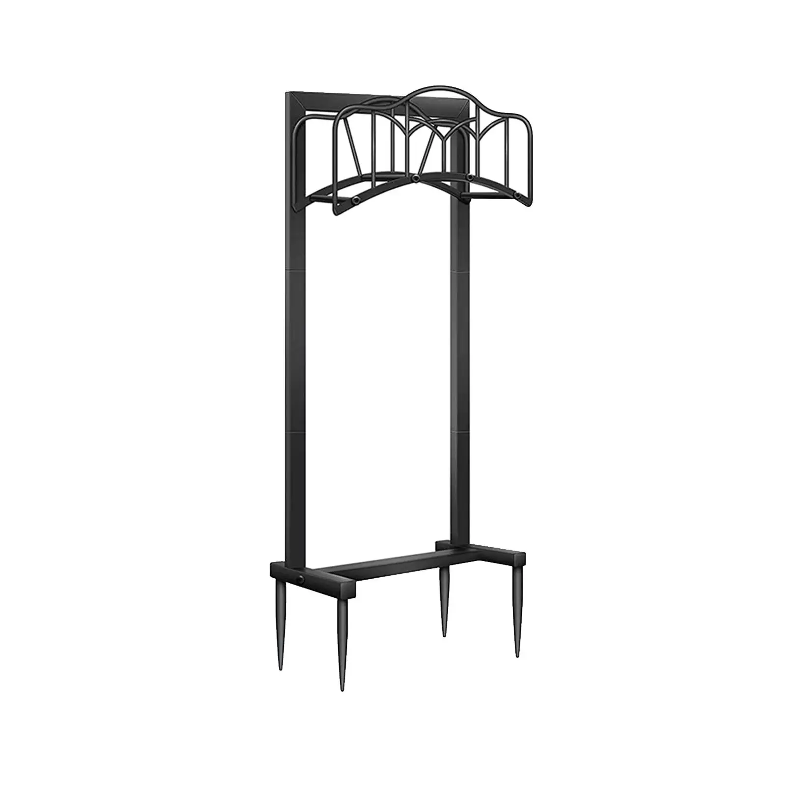 

Metal Water Pipe Storage Stand Rack Garden Hose Holder for Outside Garden