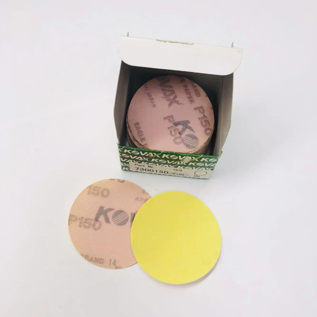 10 шт. 3-дюймовый SuperAssilex Япония KOVAX сухая полировка наждачная бумага супер тонкий
