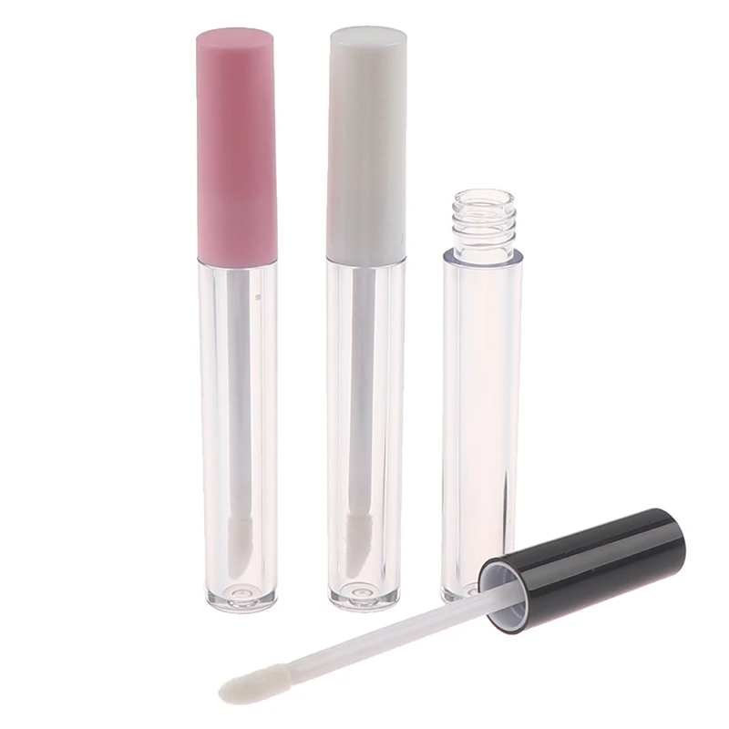 

10Pcs/lot 2.5ml Round Lip Glaze Bottle Plastic Lip Gloss Tube DIY Lip Gloss Containers Bottle Empty Cosmetic Container Tool