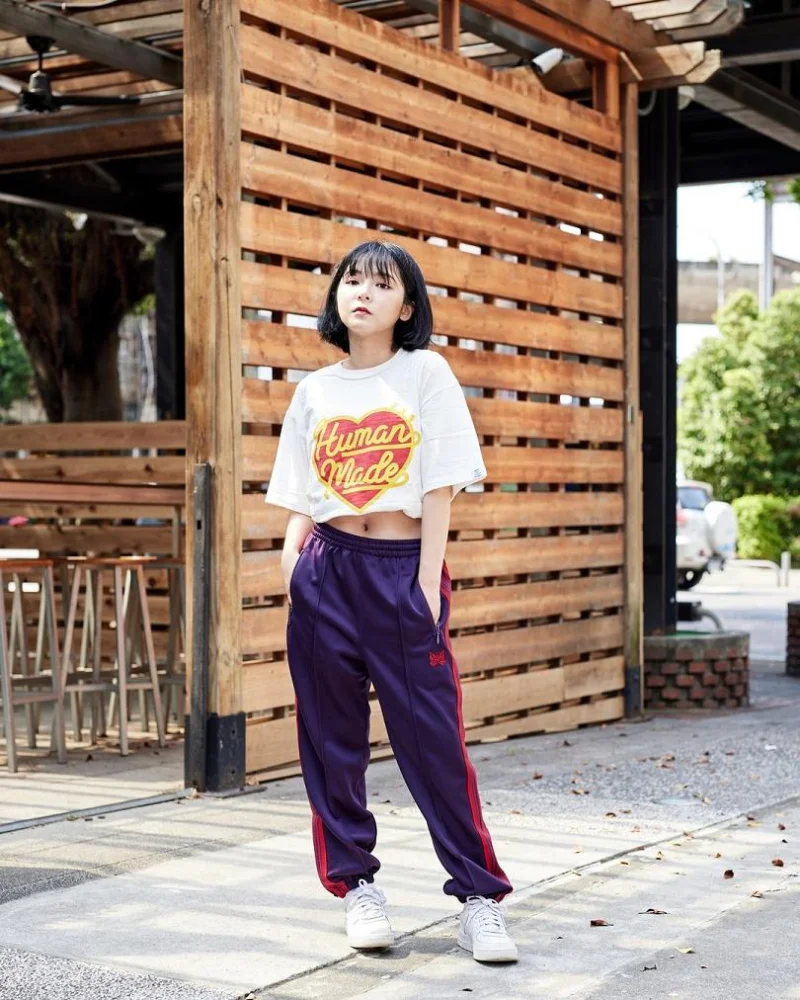 

New Crewneck Love Pattern Print HUMAN MADE T Shirt Men Women EU Size Cotton HUMAN MADE Top Tees Jaqueta Wholesale Clothes