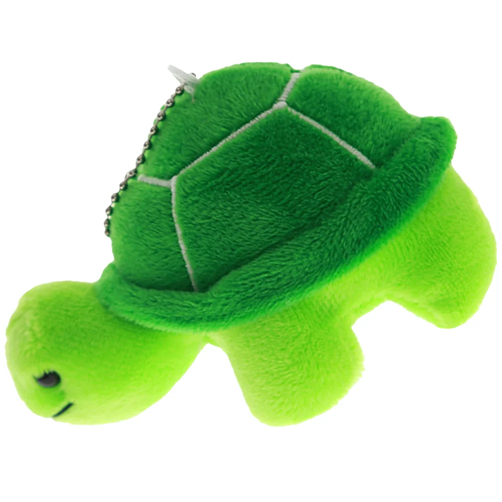 

Turtle Pendant Sea Toy Plush Keychain Lovely Mini Ornament Decor Pp Cotton Stuffed Dolls Child Charms Schoolbag Pendants