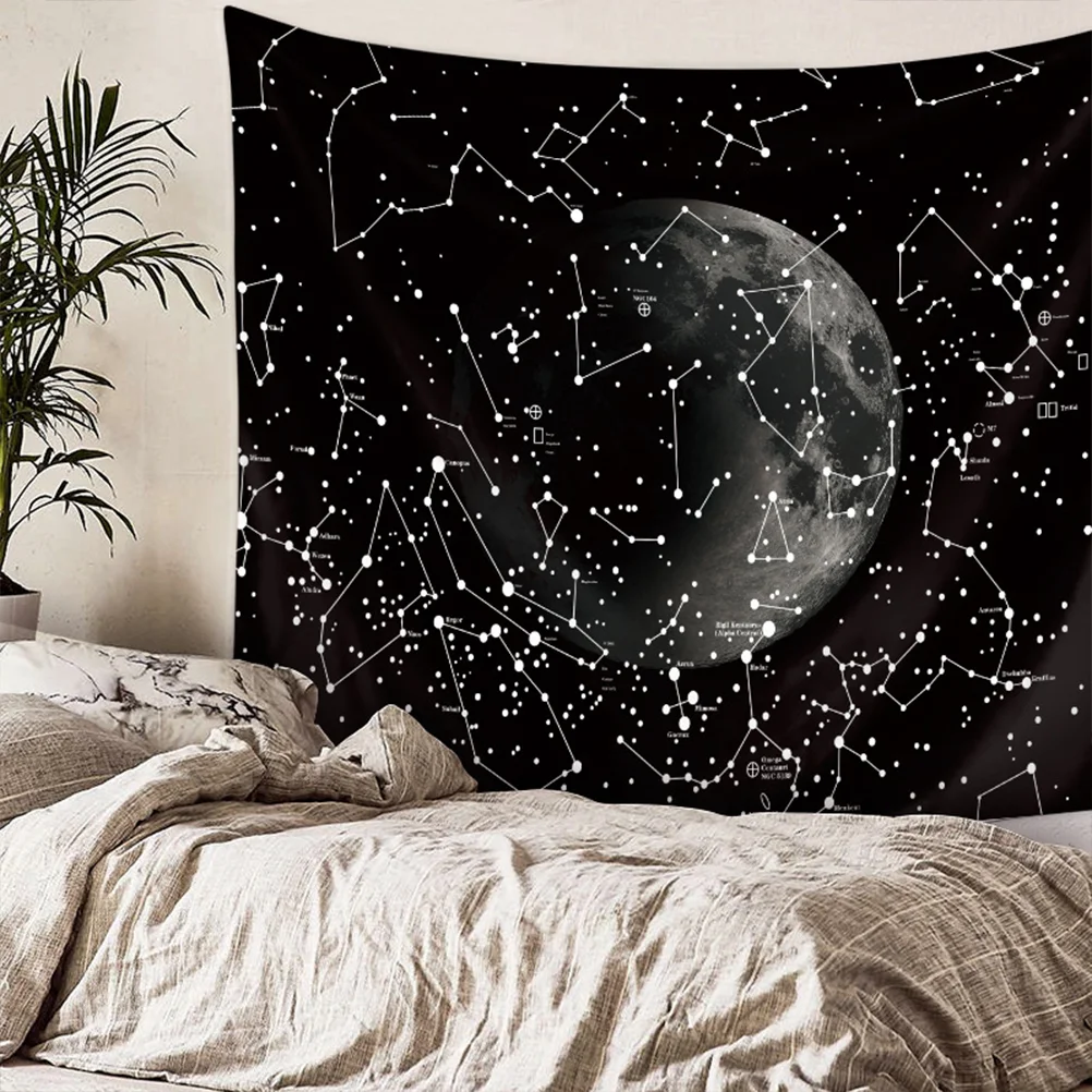 1Pc 90x70cm Constellation Tapestry Multifunctional Printed Hanging Blanket Beach Towel for Home Outside | Дом и сад