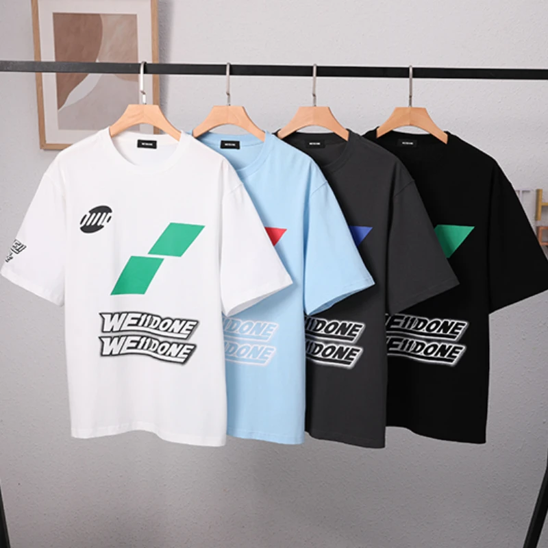 

We11 Done T Shirt Men Women Hip-Hop Tops Tees High Quality Cotton T-shirt Oversized We11 Done 4 Styles Tshirts