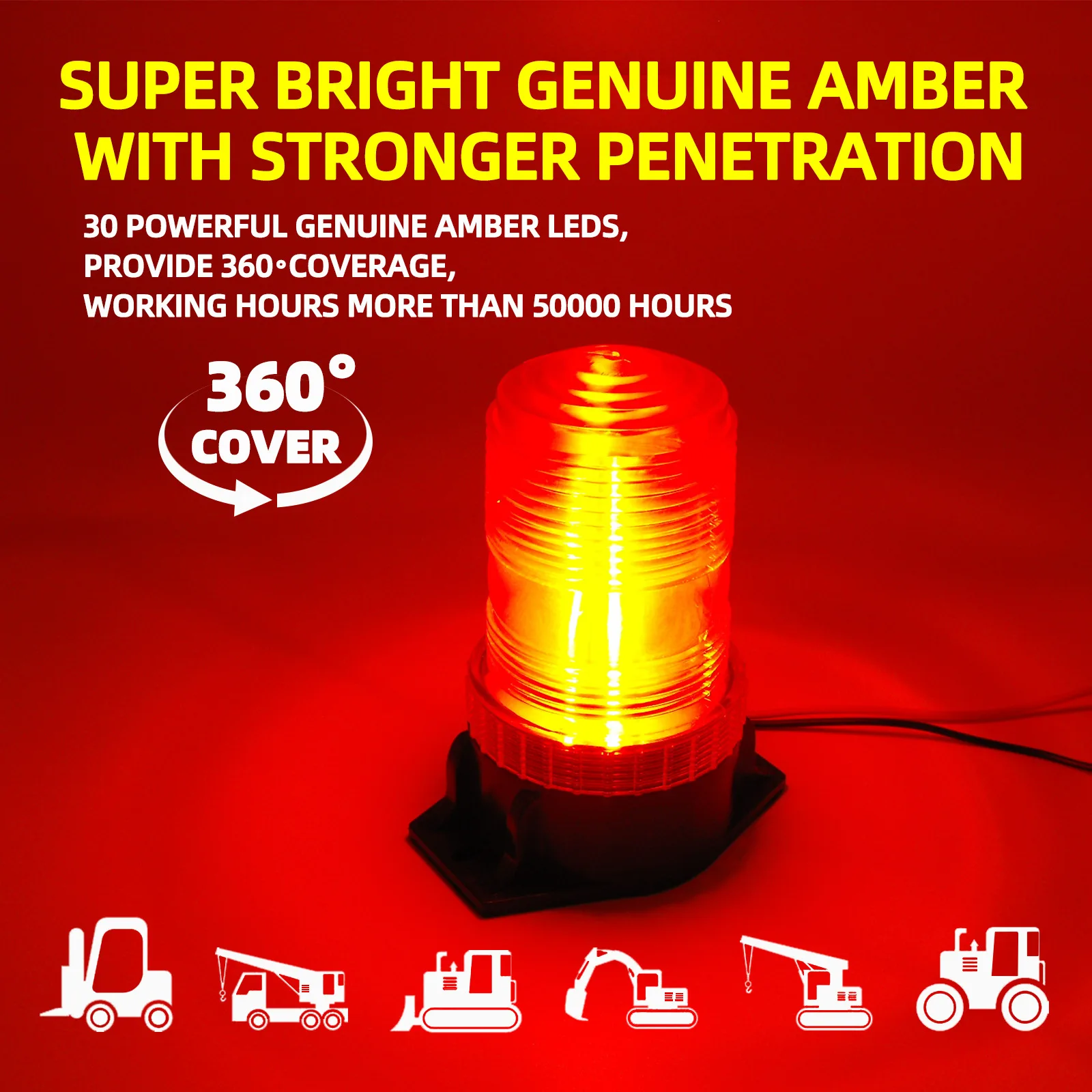 30Led мигающий вилочный погрузчик Atv грузовик трактор гольф тележка Utv Рабочая деталь