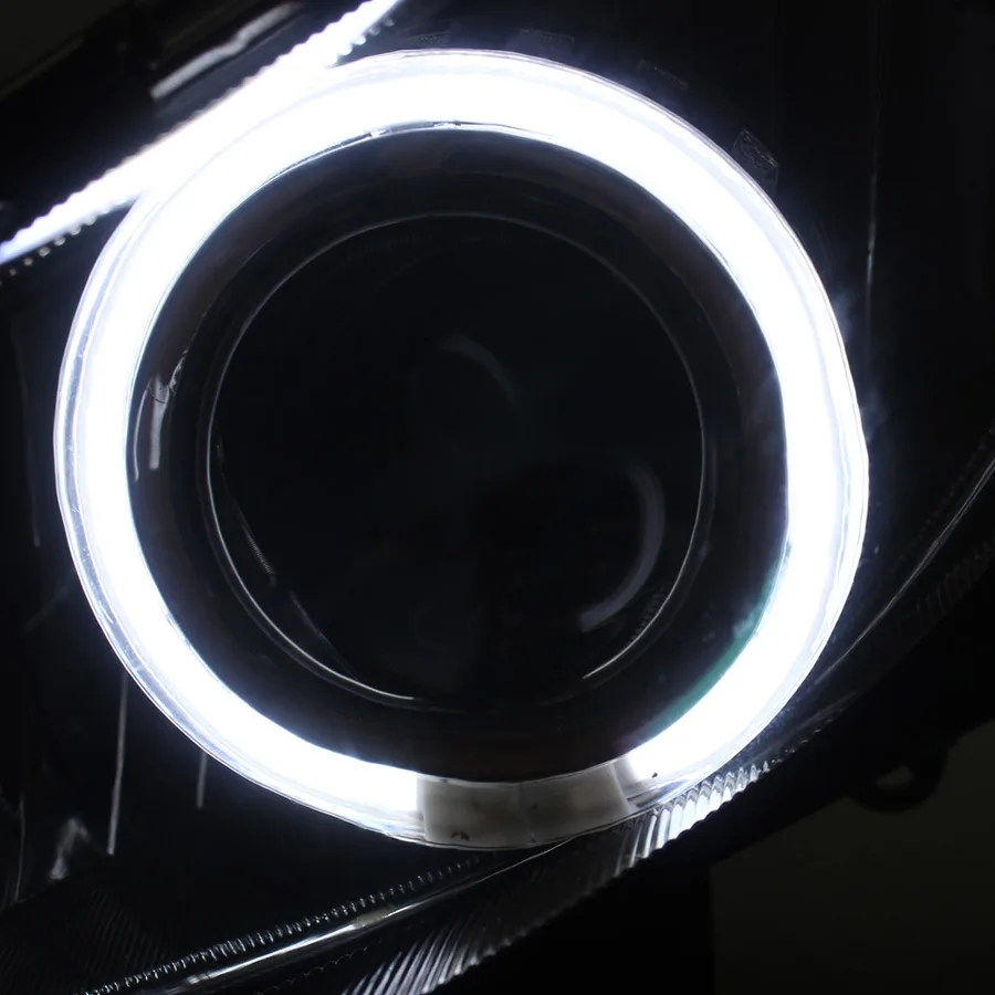 Пользовательская фара в сборе белый ангельский глаз HID-проектор для Yamaha FZ6S 2003-2009