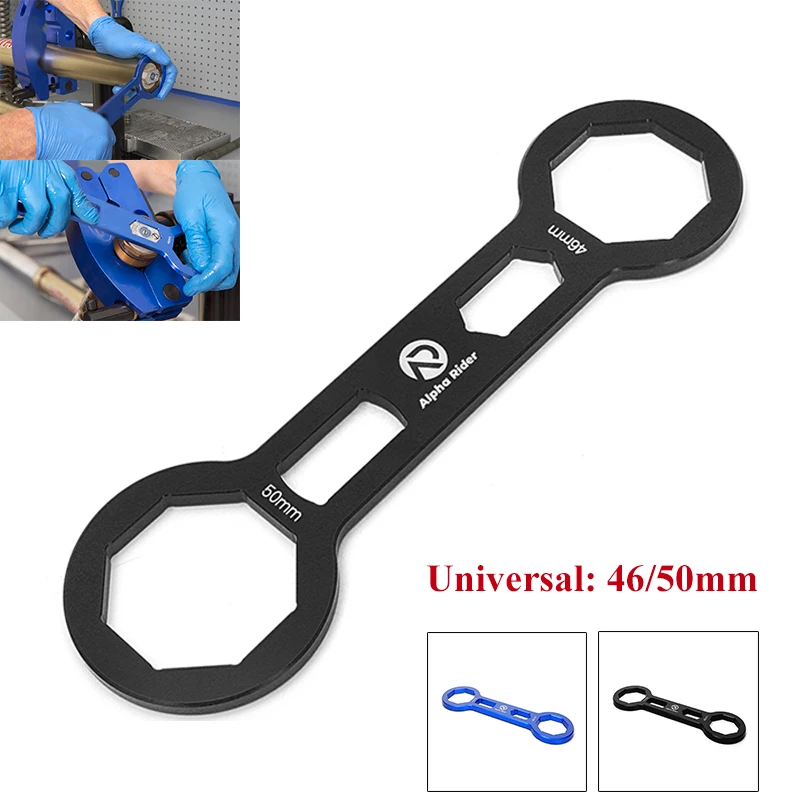 

For HONDA CRF150R KAWASAKI SUZUKI YAMAHA KTM HUSQVARNA Motorcycle Fork Cap Wrench Tool Front Shock Absorber Remove Wrenchs 46-55