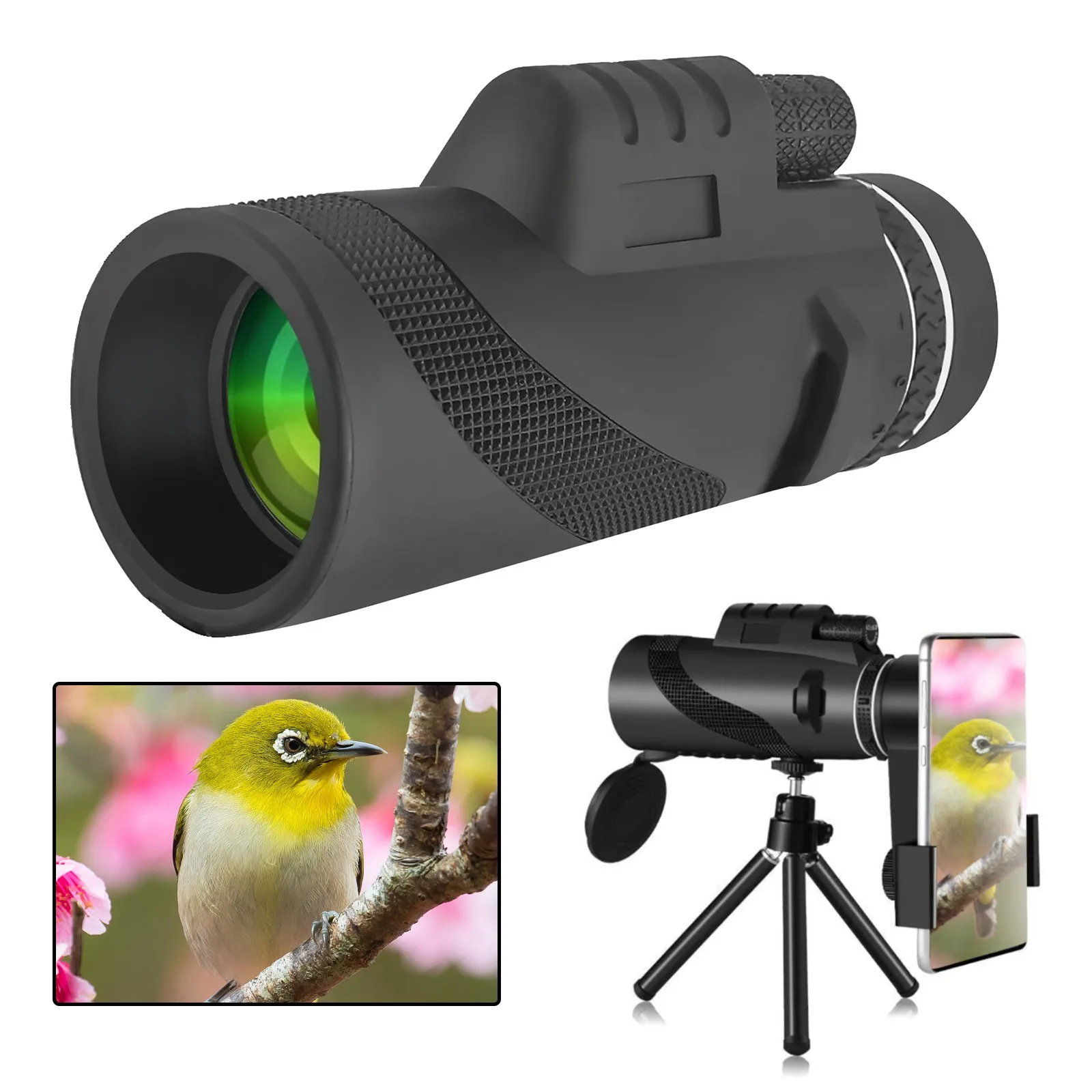 

Low-light Night Vision High-definition High-power Mobile Phone Camera Binoculars Mobile Phone Monocular Telescope