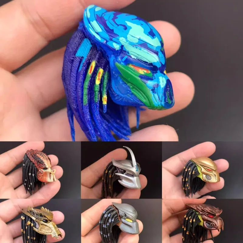 Подлинная фигурка предатора шарлпредатора кукла сделай сам сменная голова