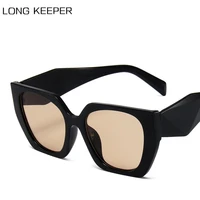 sexy vintage cat eye sunglasses woman black leopard triangle retro ladies irregular frame sun glasses female oculos de sol 2022