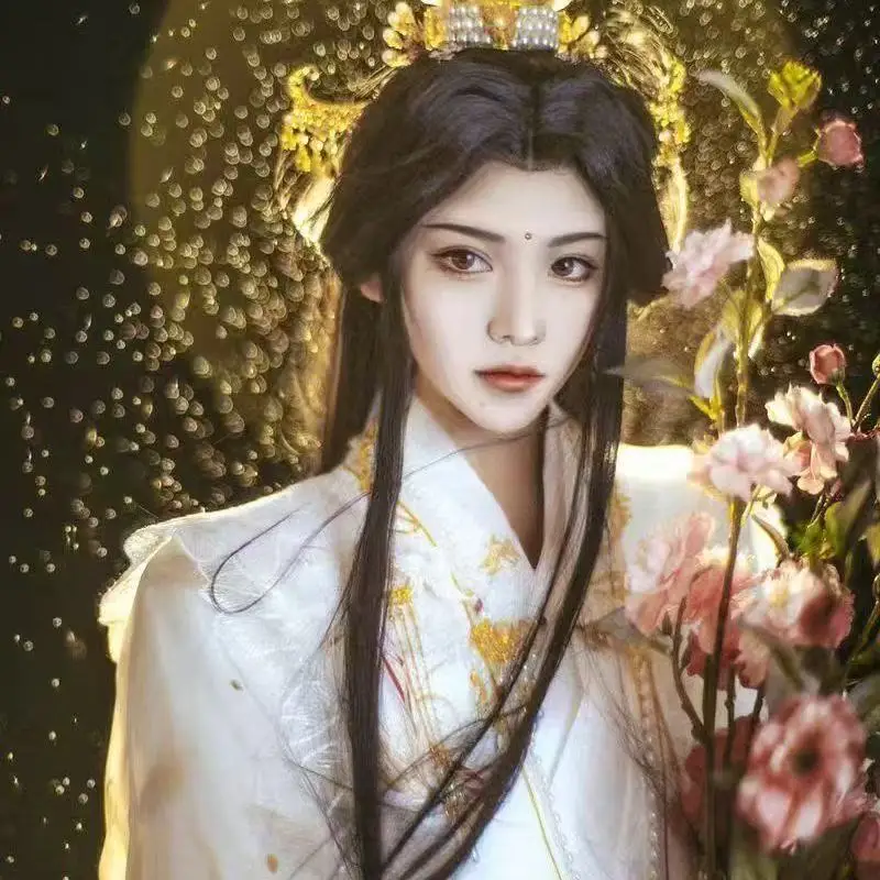 Китайский сериал Heaven Official's Blessing 2HA Xie Lian Chuwanning Косплей Костюм Xie Lian Cos Платье Белый Hanfu Полный комплект (art.: 3920d44decd78) - 3920d44decd78