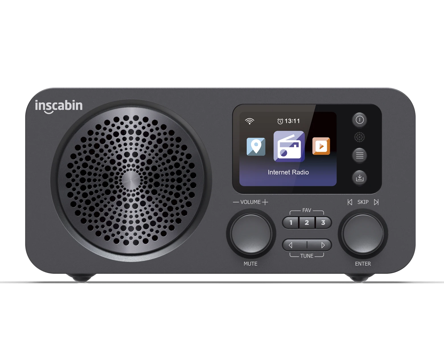 

InsCabin D6 DAB Radio Clock Wireless Bluetooth Speaker PortableStereo HIFi Sound Quality Desktop Subwoofer Aux/TF/USB column