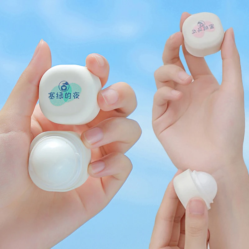 

1PC Solid Balm Fresh And Light Fragrance Long Lasting Aroma Deodorant Body Antiperspirant Portable Case Solid Perfume Women 10g
