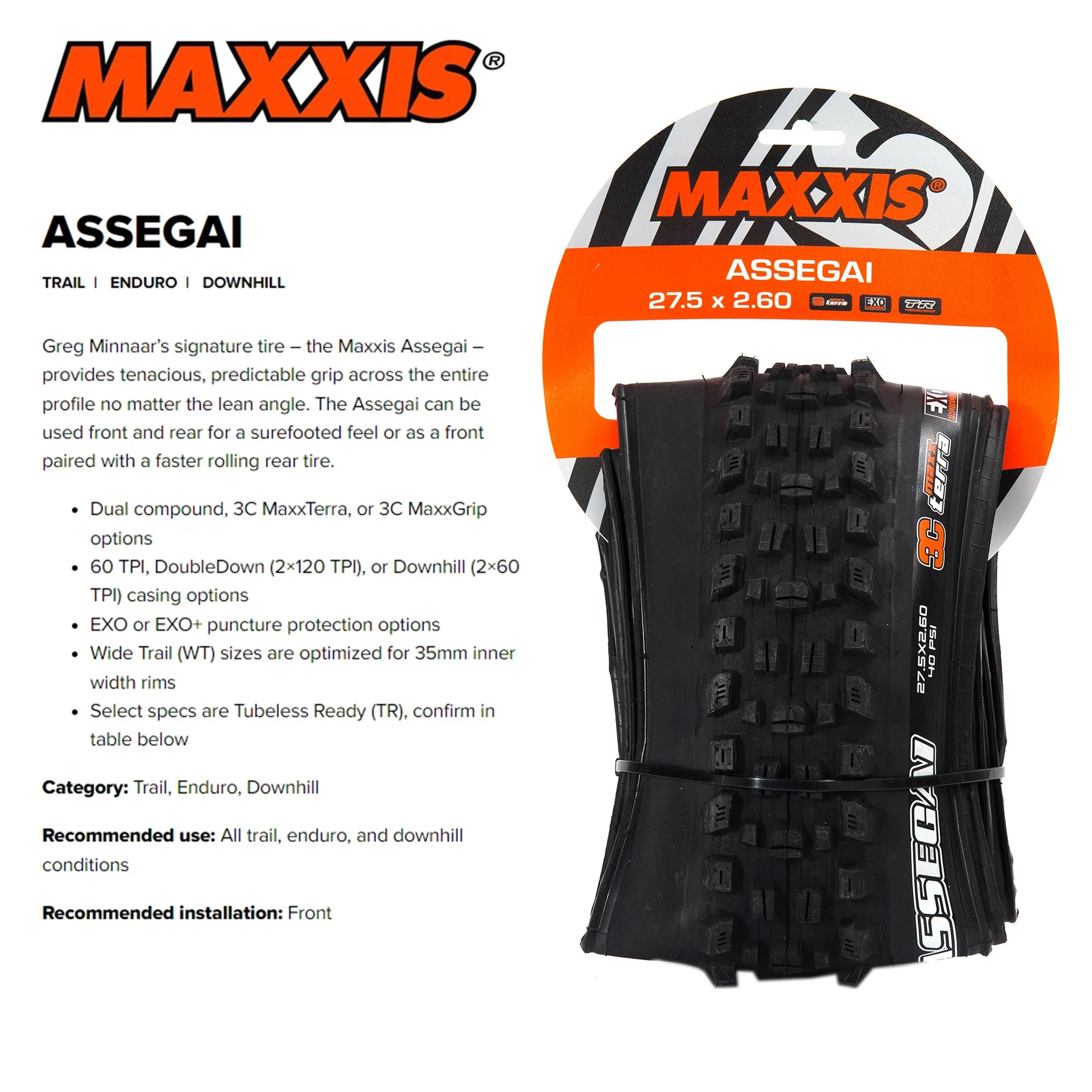 

1 шт. MAXXIS Assegai велосипедные шины 29x2,50 29X2,6 27,5X2,5 3C MaxxTerra EXO + бескамерные готовые Складные шины для горного велосипеда