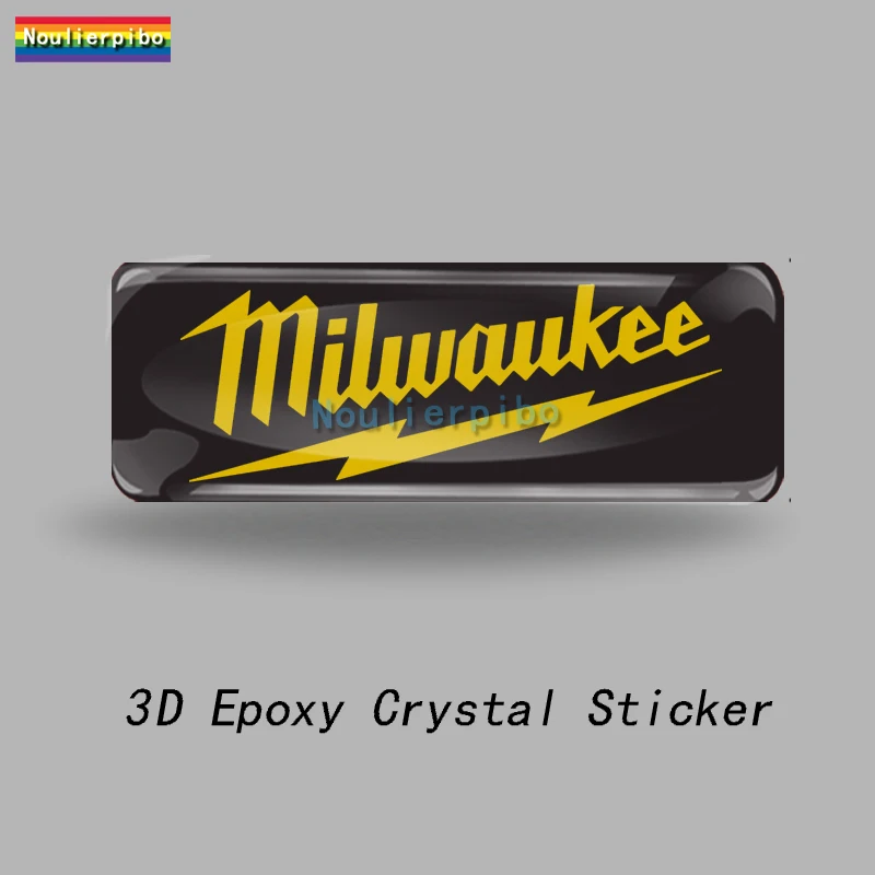 3d creative stereo epoxy dome car sticker milwaukee mechanical pvc car piano office supplies laptop mobile phone vinyl decal free global shipping