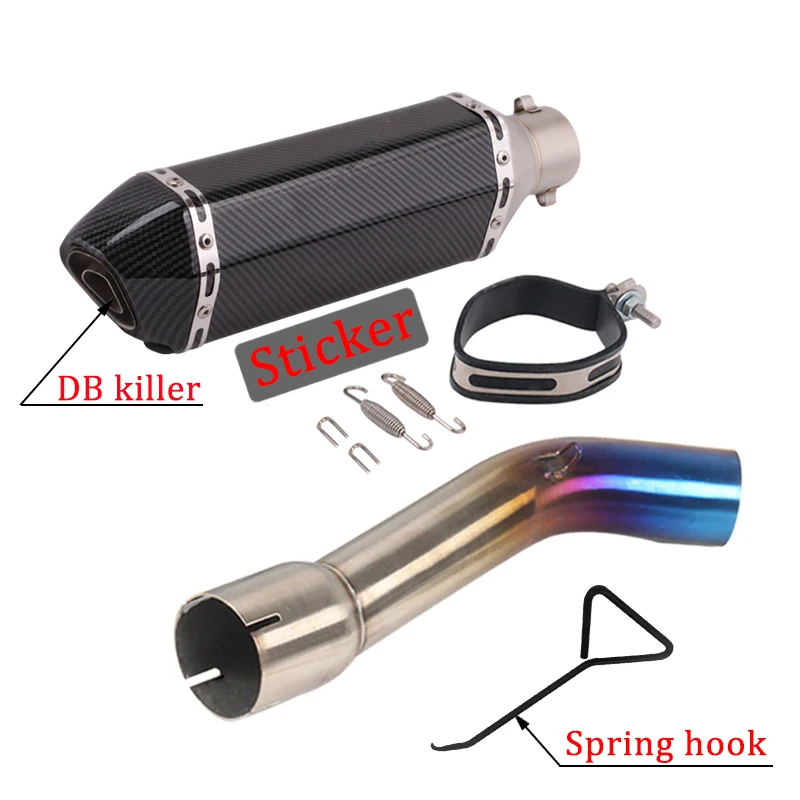 Для YAMAHA FZ1 FZ1N FZ1000 06-2015 Соединительная труба модификация fAK выхлопная мотоцикла