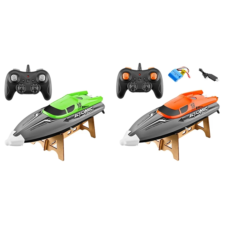 

2.4 G High-Speed Remote Control Boat Water-Cooled Cooling Charging Speed Water Race Summer Game Boat Children's Toy