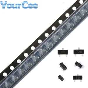 50pcs CJ2310 2N7002K 2N7002 BSS138 CJ3400 CJ3402 CJ2306 CJ2304 CJ2312 CJ2302 CJ3134K SOT-23 N-channel SMD MOSFET