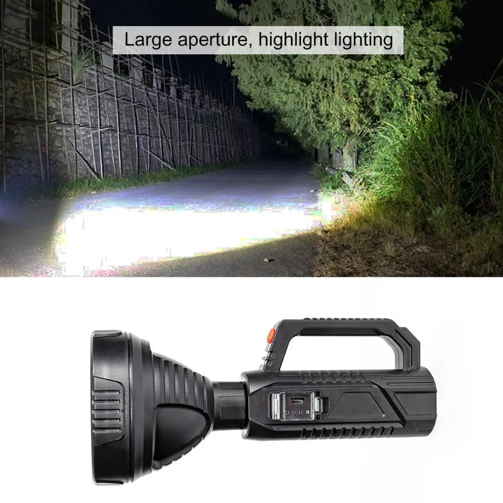 

Searchlight Durable Practical Long-shot USB Rechargeable Torch Searchlight for Hiking