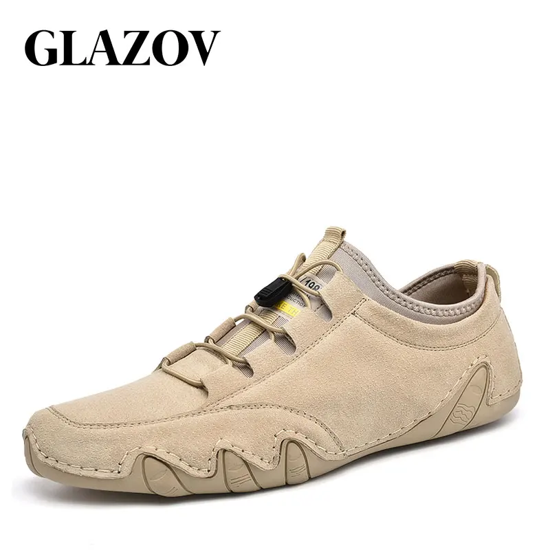 

2023 Men's Sneakers Cow Suede Leather Men Loafers Shoes Fashion Slip on Men Driving Shoes Soft Sapato Masculino Mocassin Homme