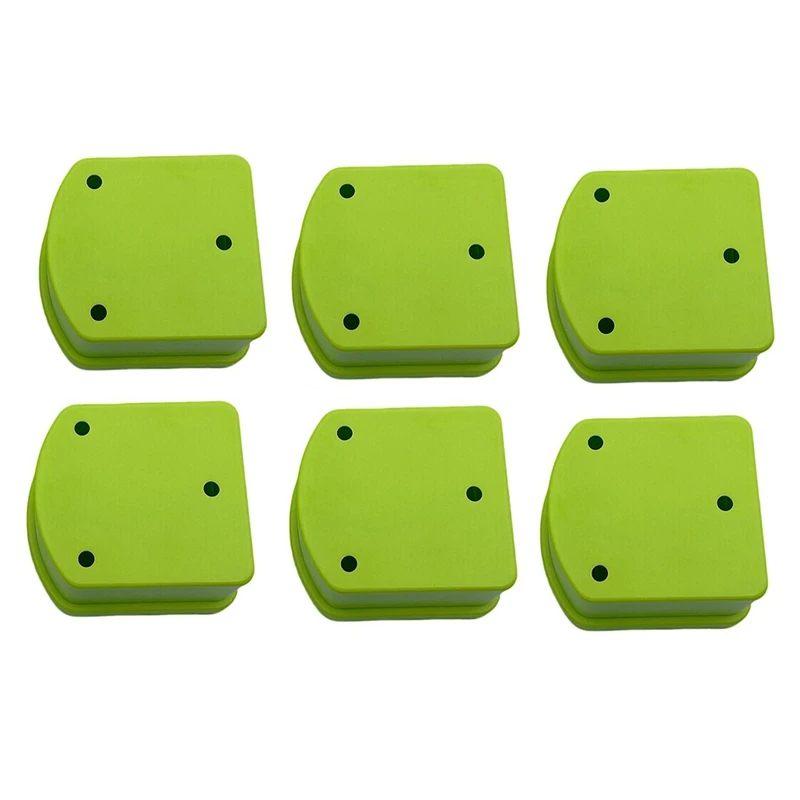 

6Pcs Battery Holder Compatible With Ryo-Bi 18V Battery Plastic Battery Dock Holder Heavy Duty Durable Battery Mount