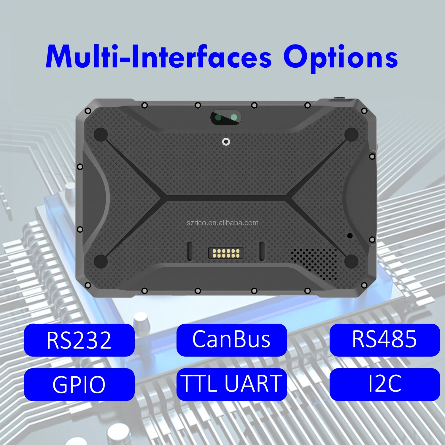 Android OS 7-дюймовый IP66 CarPlay видеорегистратор 2k DVR датчик шин TPMS GPS для мотоцикла