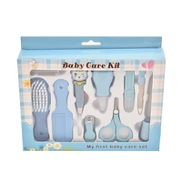 mother and baby supplies neutral baby care gift box creative children nail clippers baby care scissors comb10pcs set