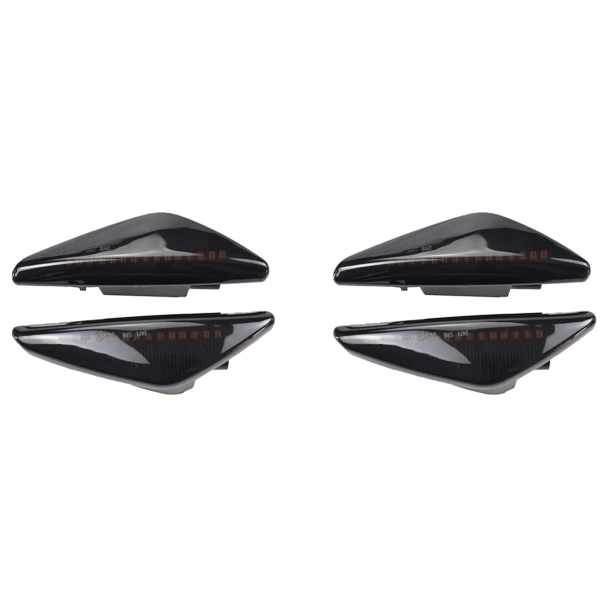 

4Pcs Smoked Car Dynamic LED Side Marker Light Turn Signal Light For-BMW X3 F25 X5 E70 X6 E71 E72 2008-2014