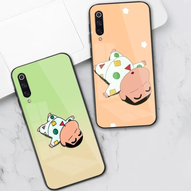 

Чехол для телефона в стиле аниме, стеклянный чехол для Xiaomi 13, 12, 11T, 10, 9 Lite, Redmi Note 11, 10, 10S Pro, 9, 9A, 8