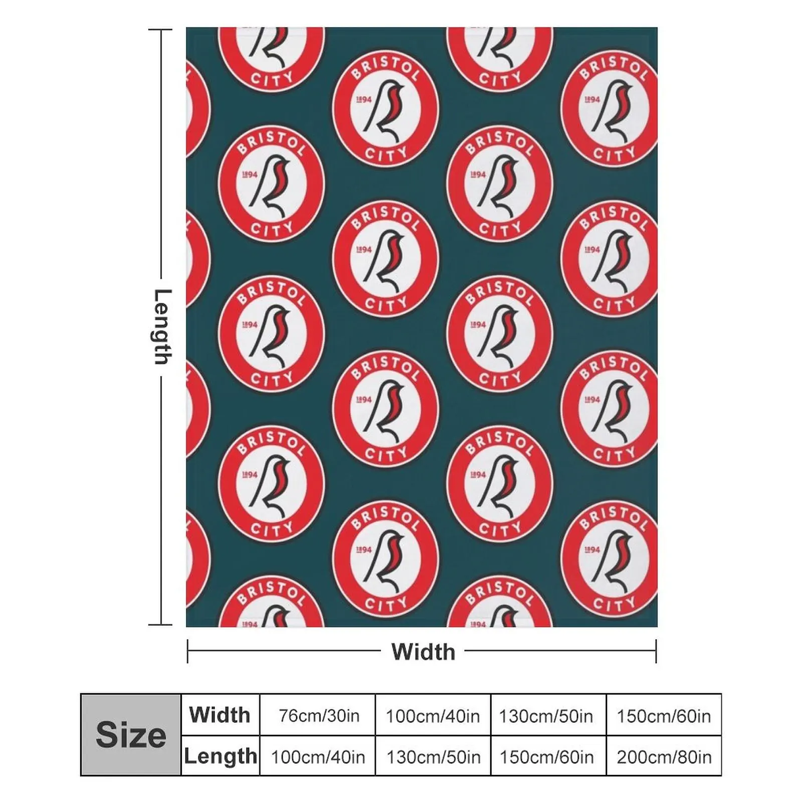 Одеяло Bristol city s движущееся декоративное меховое одеяло для дивана