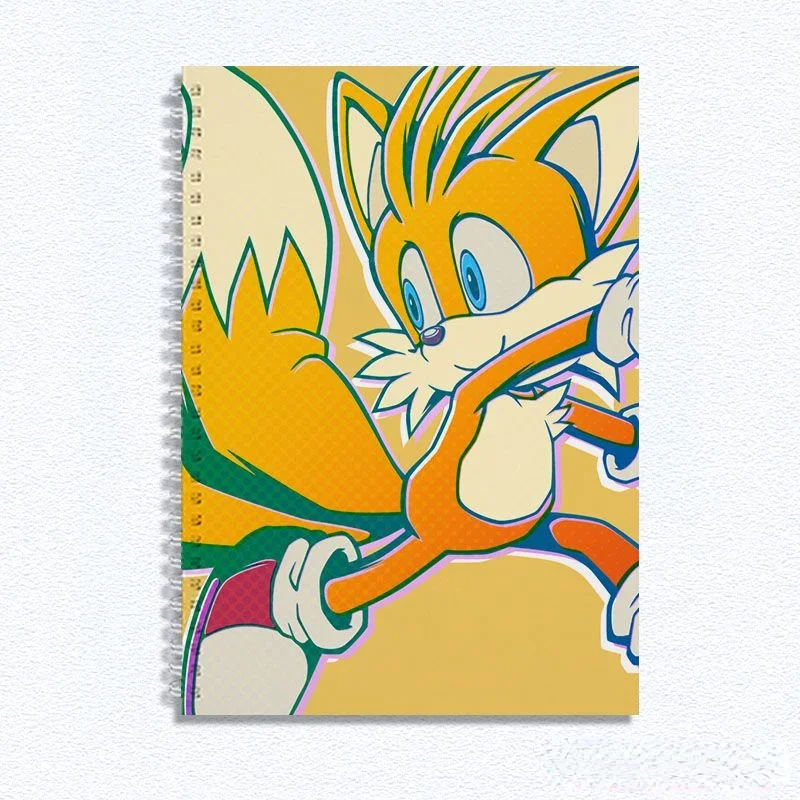 Утолщенный альбом для рисования с твердым корпусом из мультфильма Ежик Sonic