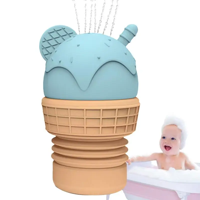 

Ice Cream Bath Toy Ice Cream Swimming Pool Toys Kids Bath Toys Spray Water Montessori Children Bathroom Shower Toys