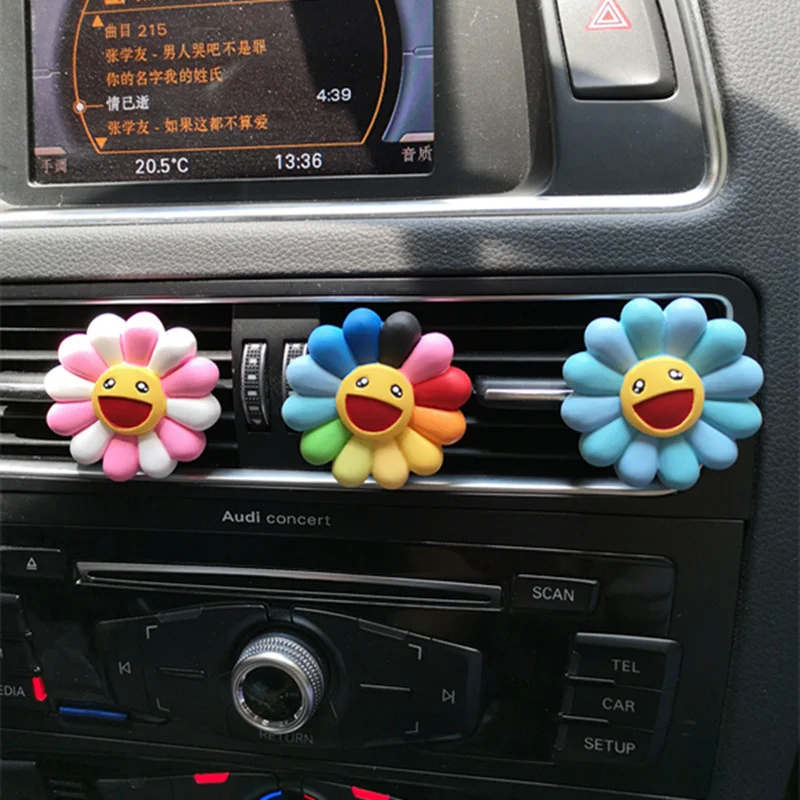 

Creative sun float car aromatherapy air conditioner air outlet cute car decoration car decoration goddess decoration small gift