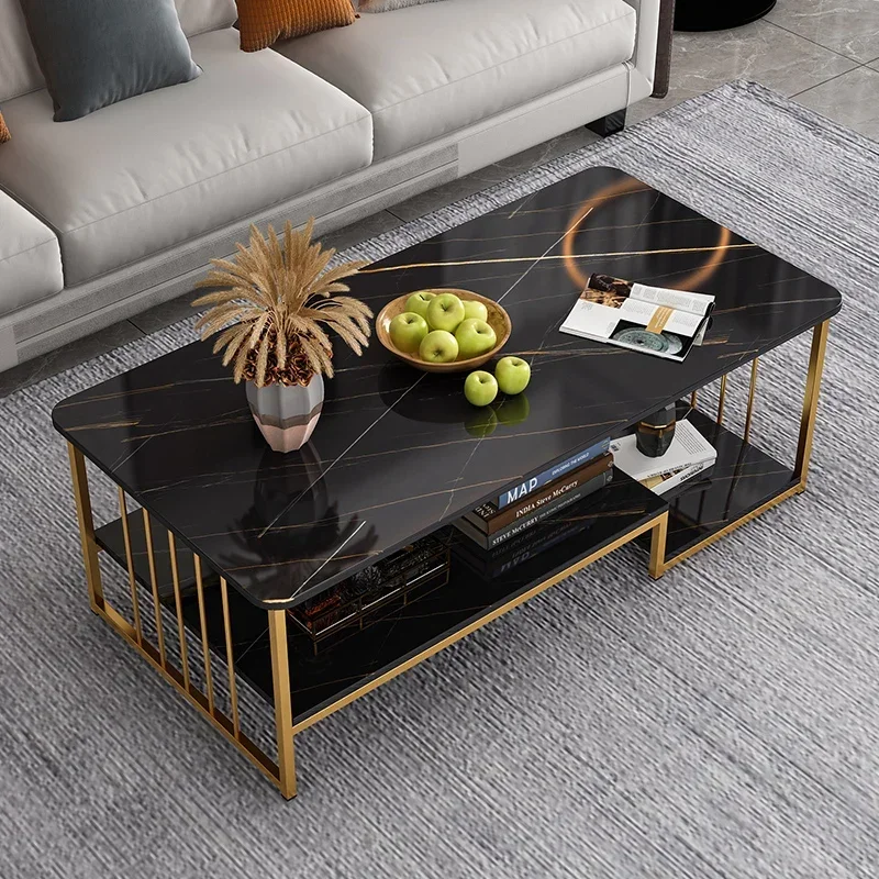 Золотые журнальные столики в скандинавском стиле роскошный простой красивый