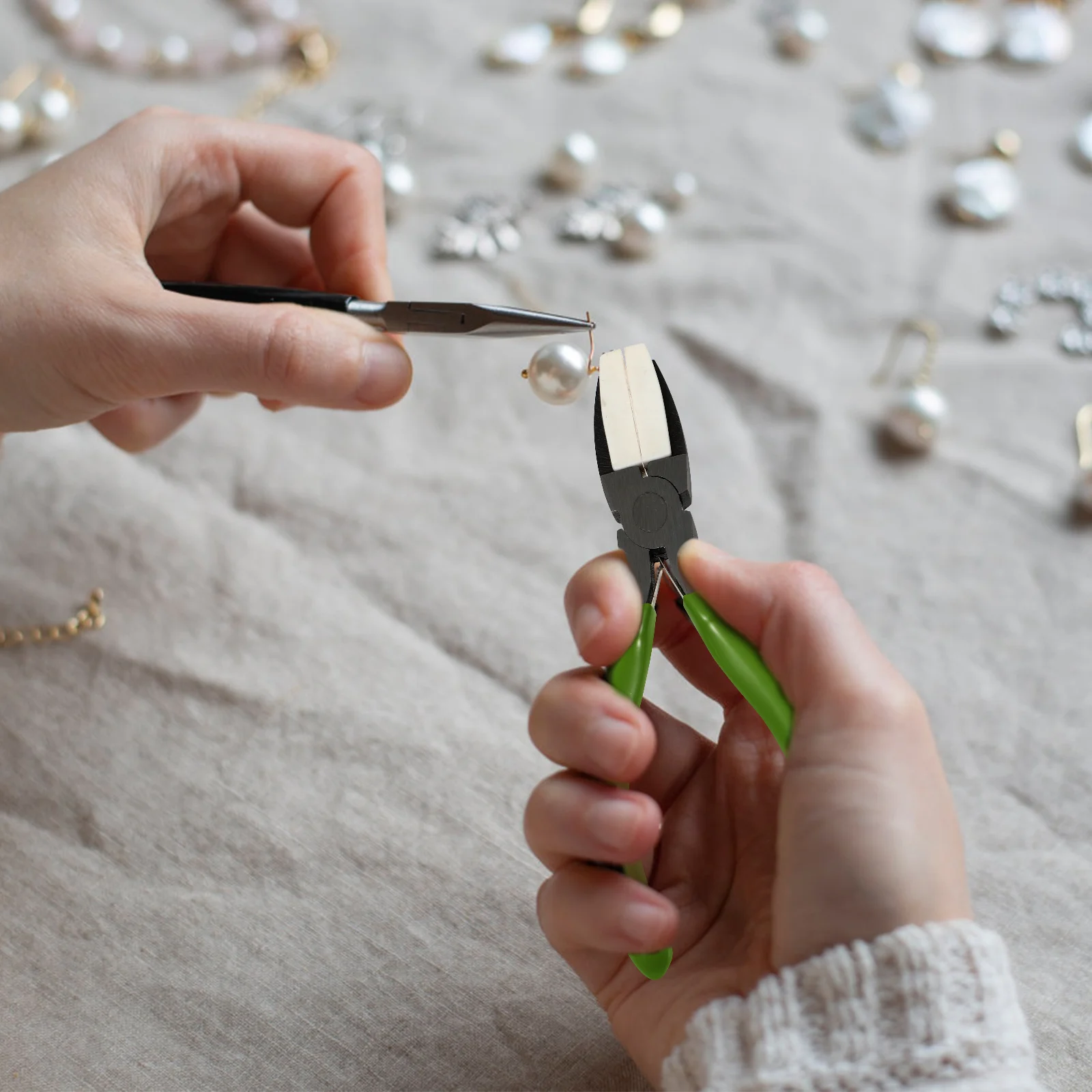 

Flat Nozzle Nylon Pliers T Tool Jewelry Jaw Plier Styling Pliers Flat Nose Pliers Carbon Steel Craft Projects Pliers