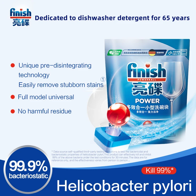 

Finish All in1 Max Dishwashing Tablets for Kitchen Dishes Dishwasher Cleaner All in1 Compact Chemicals Descaling and Cleaner