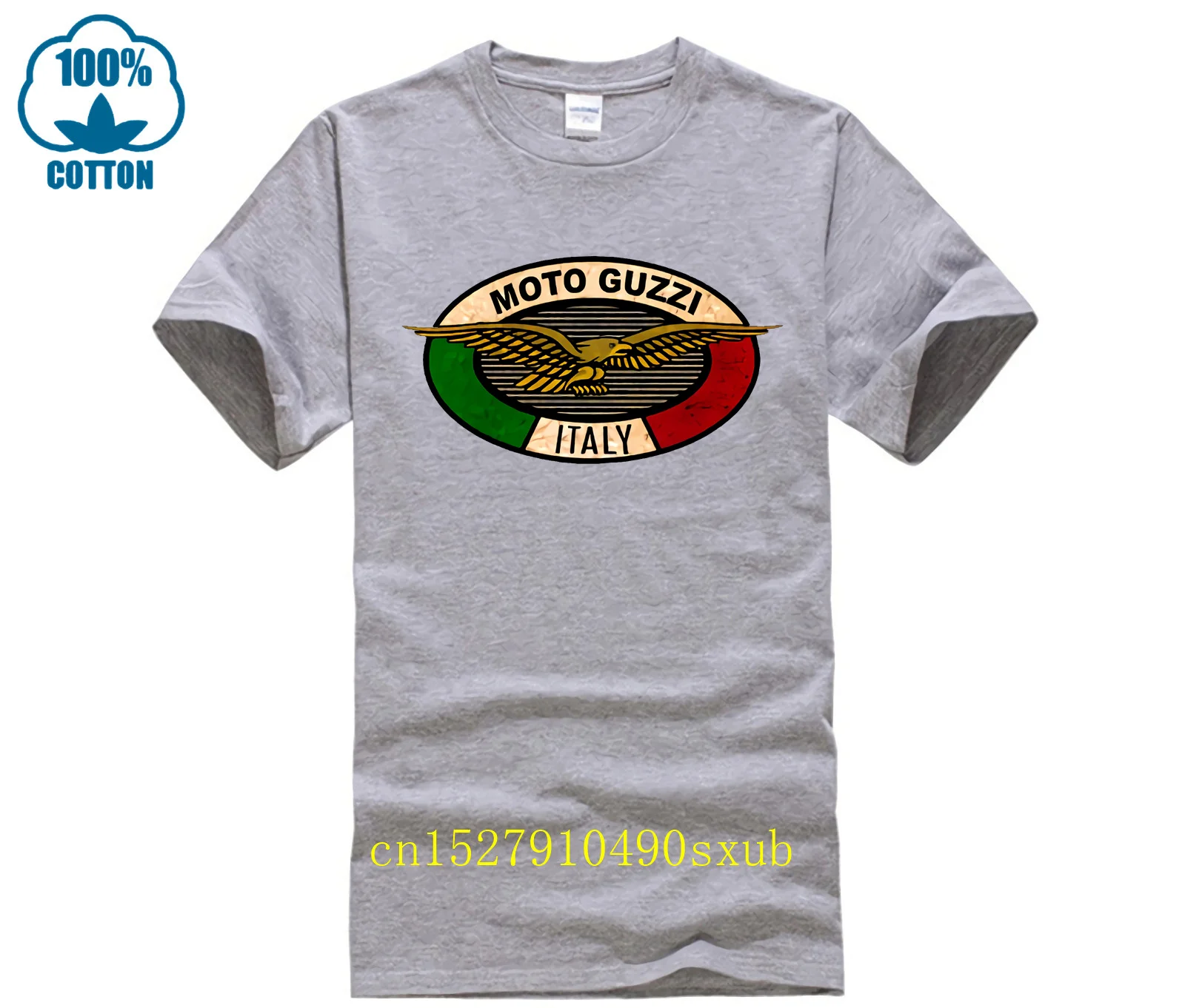 Мужская хлопковая футболка Moto Guzzi