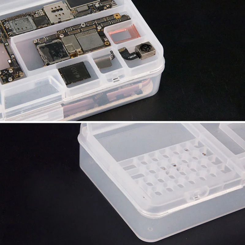 relife ss 001a multi functional mobile phone repair storage box for mobile phone repair accessories parts and board free global shipping