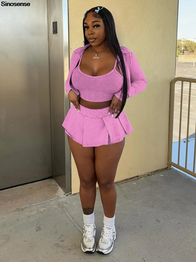 Женская осенняя одежда из трех предметов спортивный костюм рубашки с длинными